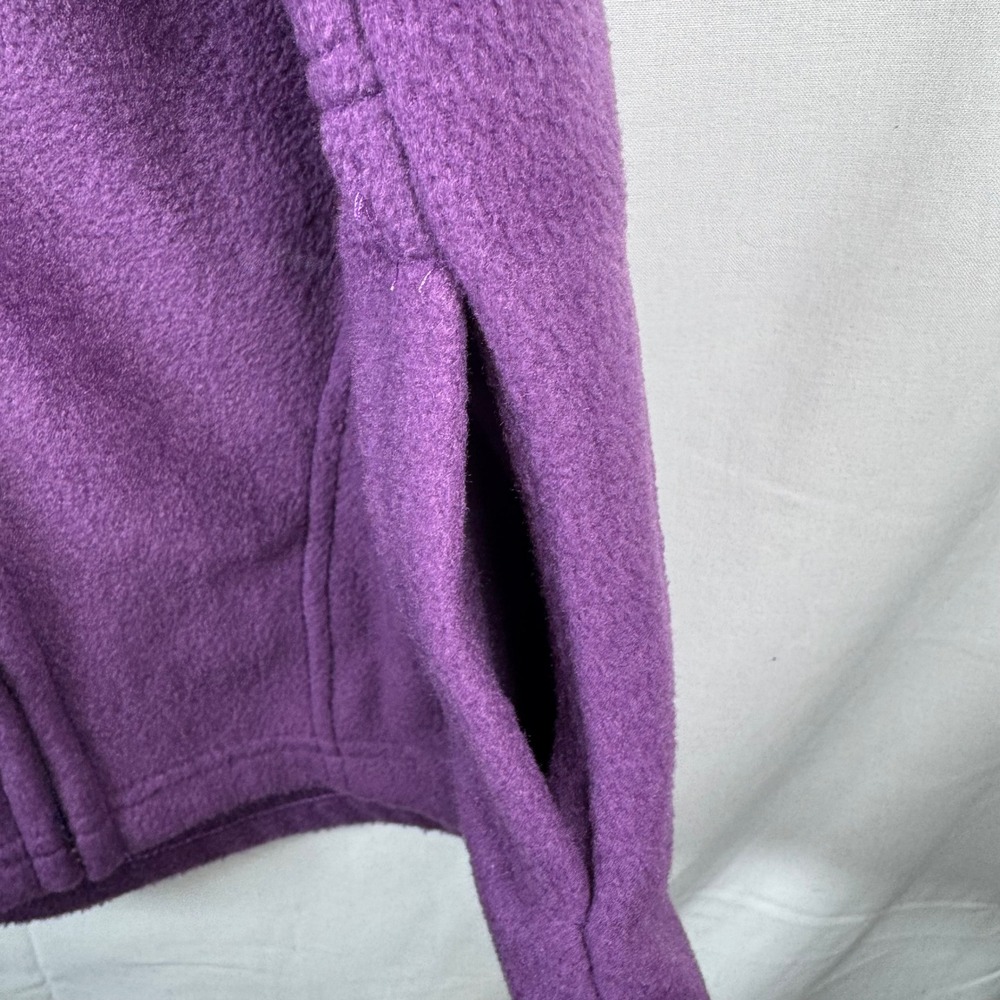 Tipsy Fleece Vest Mens XL Purple Montana Mountain Full Zip Made in USA - Picture 6 of 9